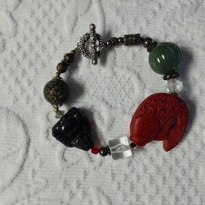 Handmade by local artist Beaded Bracelet